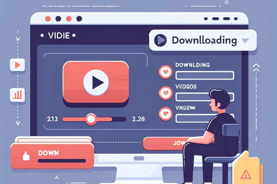 "Cómo descargar videos de YouTube de forma segura: imagen de un tutorial mostrando los pasos para guardar contenido en dispositivos"