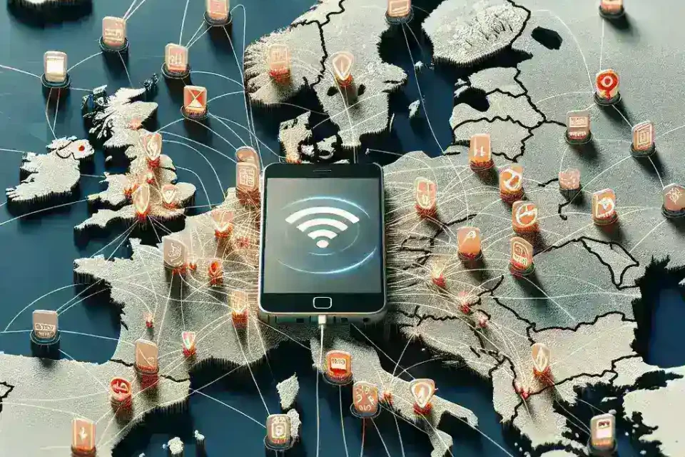 "Pepephone's new roaming plan featuring unlimited data in Europe displayed on a smartphone, illustrating the benefits of the latest tariff launch."